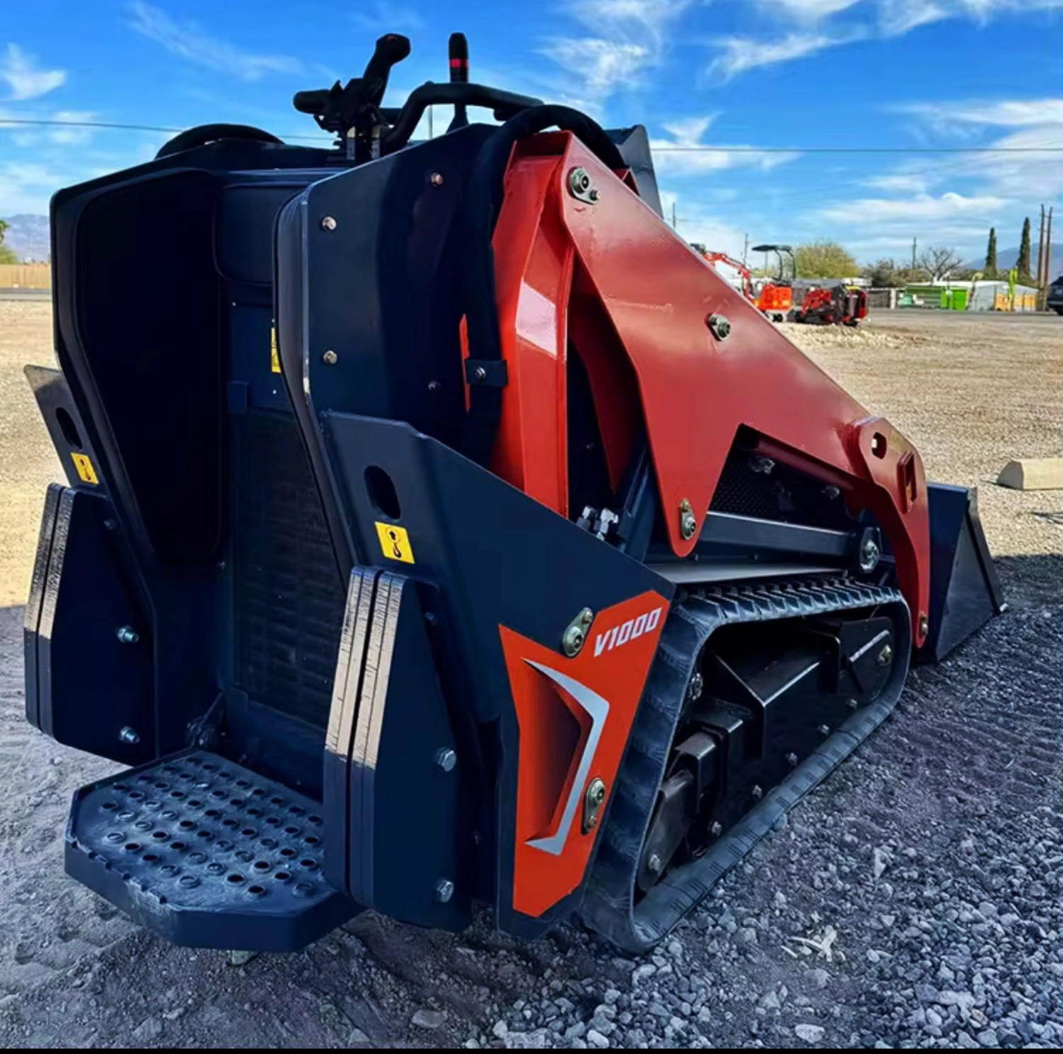 Chargeur sur chenilles professionnelle Zentrax 1000 compacte vue arrière