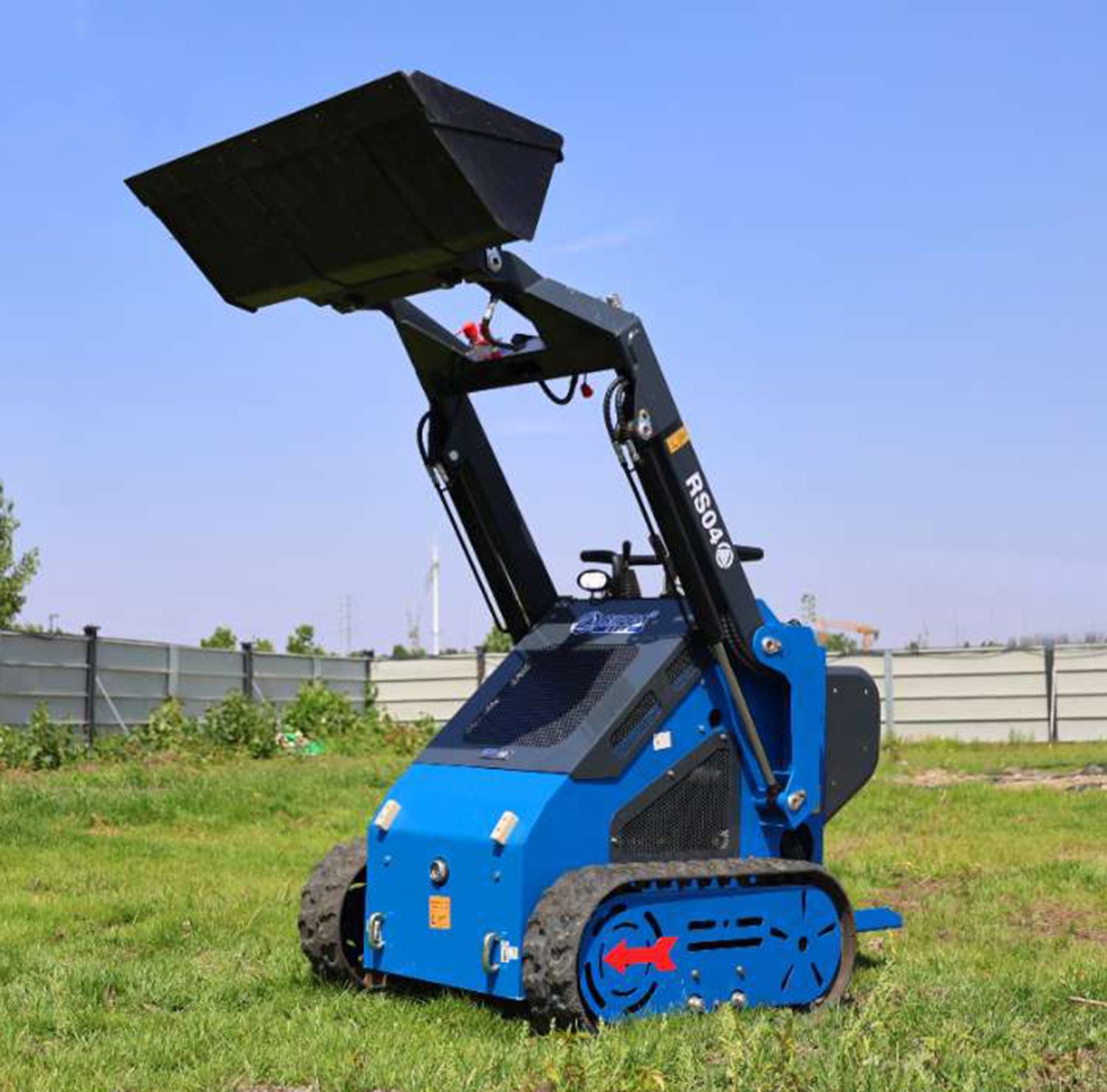 Chargeuse sur chenilles Zentrax 900 godet levé