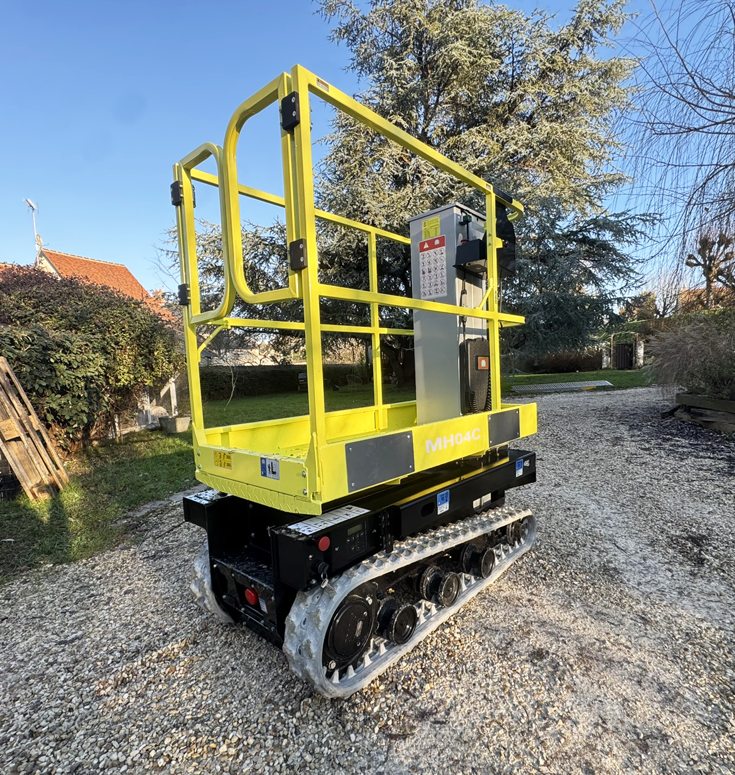 Nacelle sur chenilles Microlev 400 - Vue en extérieur